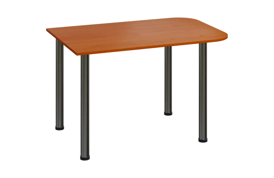 EJH 1 - 120 přístavba jednací, kovová podnož chrom, deska 18 mm, třešeň šumavská